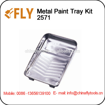 Métal Paint Tray rouleau de peinture pinceau